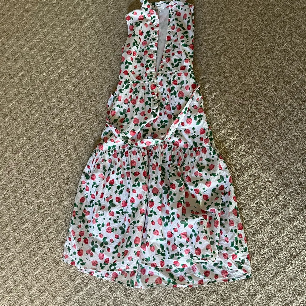 Strawberry Sleeveless Dress